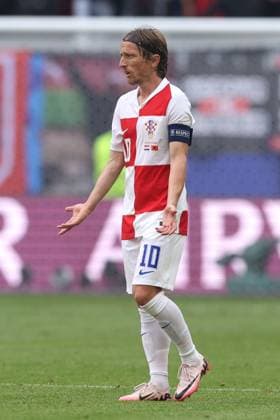 Luka Modric of Croatia Croatia v Albania, UEFA European Championship, EM, Europameisterschaft 2024, Group B, Football, Volksparkstadion, Hamburg, Germany, 19 Jun 2024 EDITORIAL USE ONLY No use with unauthorised audio, video, data, fixture lists, club league logos or live services. Online in-match use limited to 120 images, no video emulation. No use in betting, games or single club league player publications. Copyright: xPaulxCurrie Shutterstockx 14543648ca