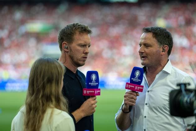 Julian Nagelsmann (Deutschland, Bundestrainer), GER, Germany (GER) vs. Ungarn (HUN), Fussball Europameisterschaft, UEFA EURO, EM, Europameisterschaft,Fussball 2024, Gruppe A, 2. Spieltag, 19.06.2024, GER, Germany (GER) vs. Ungarn (HUN), Fussball Europameisterschaft, UEFA EURO 2024, Gruppe A, 2. Spieltag, 19.06.2024 Stuttgart Copyright: xEibner-Pressefoto SaschaxWaltherx EP_EER