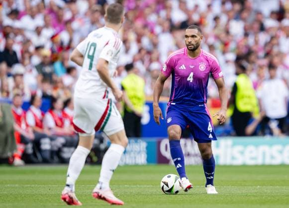 240619 Jonathan Tah of Germany during the UEFA EURO, EM, Europameisterschaft,Fussball 2024 Football Championship match between Germany and Hungary on June 19, 2024 in Stuttgart. Photo: Jesper Zerman BILDBYRAN kod JZ JZ0542 fotboll football soccer fotball fotbolls-em europamästerskap em uefa euro uefa european football championship euro 2024 tyskland germany hungary bbeng Copyright: JESPERxZERMAN BB240619JZ031