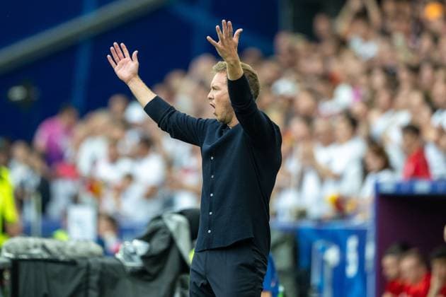 Julian Nagelsmann (Deutschland, Bundestrainer), GER, Germany (GER) vs. Ungarn (HUN), Fussball Europameisterschaft, UEFA EURO, EM, Europameisterschaft,Fussball 2024, Gruppe A, 2. Spieltag, 19.06.2024, GER, Germany (GER) vs. Ungarn (HUN), Fussball Europameisterschaft, UEFA EURO 2024, Gruppe A, 2. Spieltag, 19.06.2024 Stuttgart Copyright: xEibner-Pressefoto SaschaxWaltherx EP_EER