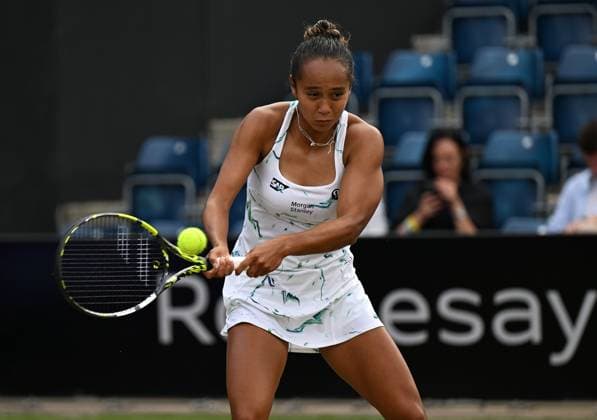 Leylah Fernandez of Canada in action during her second round match Rothesay Classic Birmingham, Day 3, Tennis, Edgbaston Priory Club, Birmingham, UK - 19 June 2024  Copyright: xAnnaxGowthorpe Shutterstockx 14543326bk