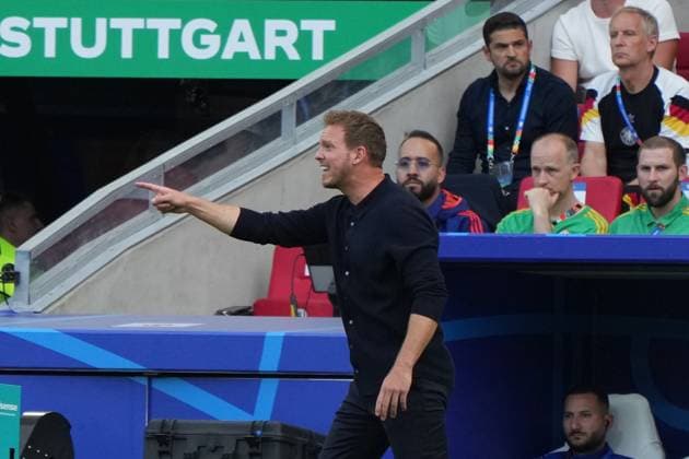Bundestrainer Julian Nagelsmann (Deutschland Germany) gibt Anweisungen - Stuttgart 19.06.2024: Deutschland vs. Ungarn, EURO2024, Gruppe A, M14, EM-Arena Stuttgart