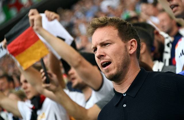 Fussball, Europameisterschaft, EURO 2024, Gruppe A, MHP-Arena Stuttgart: Deutschland - Ungarn; Bundestrainer Julian Nagelsmann (GER). Einzelbild, Portrait, Porträt.