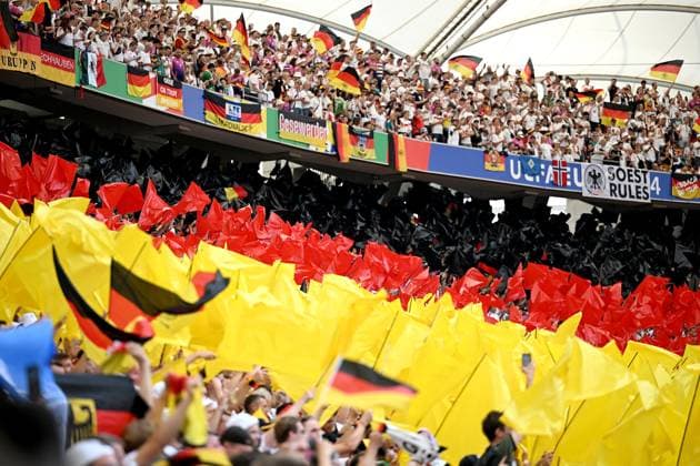 Sport Bilder des Tages Fussball Euro 2024 Gruppe A 19.06.2024 Deutschland - Ungarn Deutschland Fans im Stadion von Stuttgart
