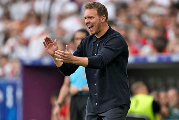 19.06.2024, Fussball UEFA EURO, EM, Europameisterschaft,Fussball 2024, Vorrunde, 2.Spieltag, Deutschland - Ungarn, in der Stuttgart Arena. Trainer Julian Nagelsmann (Deutschland) in Rage