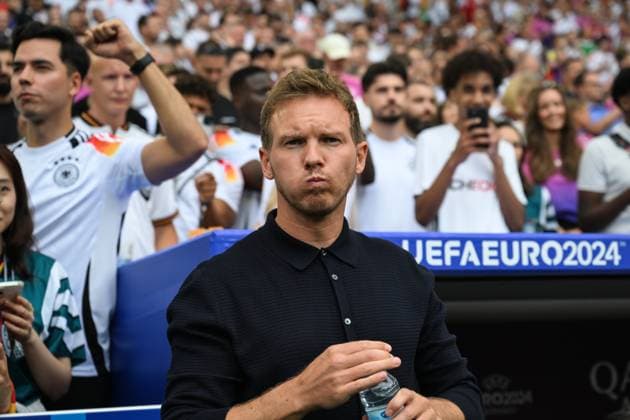 Trainer Julian Nagelsmann (Deutschland) - Fussball, Herren, Saison 2023 24, Euro 20204 Gruppe A (2. Spieltag) in Stuttgart, Deutschland - Ungarn, v. l. , 19.06. 2024, Copyright: xMatthiasxKochx