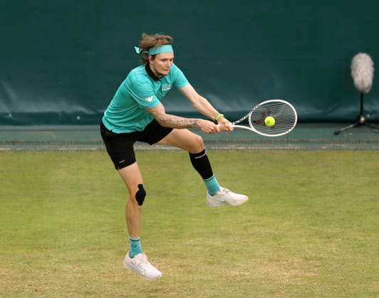 photo : Alexander BUBLIK (KAZ) Tennis-Turnier Terra Wortmann Cup im Gerry Weber Sportpark (OWL-Arena) in Halle Westfalen Mi. 19.06.2024