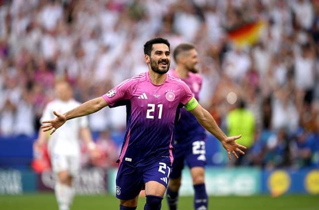Fussball Euro 2024 Gruppe A 19.06.2024 Deutschland - Ungarn Deutschland Jubel nach dem Tor zum 2-0, Torschuetze Ilkay Guendogan