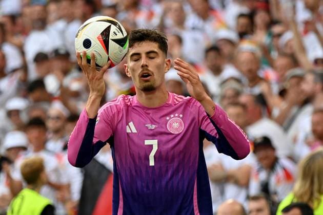 19.06.2024, xjrdrx, Fussball EM 2024, Deutschland - Ungarn emspor, v.l. Kai Havertz (Deutsche Fussball Nationalmannschaft DFB) (DFL DFB REGULATIONS PROHIBIT ANY USE OF PHOTOGRAPHS as IMAGE SEQUENCES and or QUASI-VIDEO) Stuttgart
