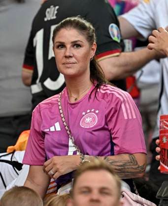 19.06.2024, Fussball UEFA EURO, EM, Europameisterschaft,Fussball 2024, Vorrunde, 2.Spieltag, Deutschland - Ungarn, in der Stuttgart Arena. Ehefrau Lina Kimmich (Deutschland) die Frau von Joshua Kimmich