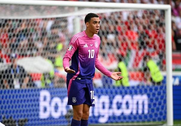 Jamal Musiala (Deutschland) 19.06.2024, Fussball Europameisterschaft 2024, Vorrunde, 2. Spieltag Deutschland - Ungarn 2:0 Stuttgart MHP Arena Baden-Württemberg Deutschland