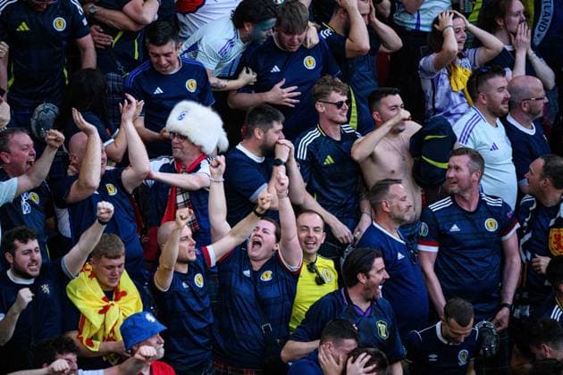 DORTMUND, GERMANY - 19 JUNE, 2024: The football match of EURO 2024 Scotland vs. Switzerland at Signal Iduna Park  Copyright: xVITALIIxKLIUIEVx