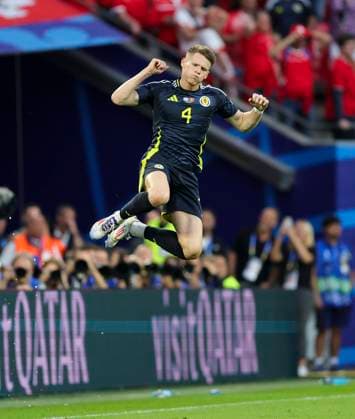 Scotland v Switzerland UEFA EURO, EM, Europameisterschaft,Fussball 2024 Group A Scott McTominay of Scotland after scoring his sides first goal during the UEFA Euro 2024 Group A match between Scotland and Switzerland at RheinEnergieStadion, Cologne Copyright: xPaulxChestertonx FIL-20271-0100 UK Newspapers OUT