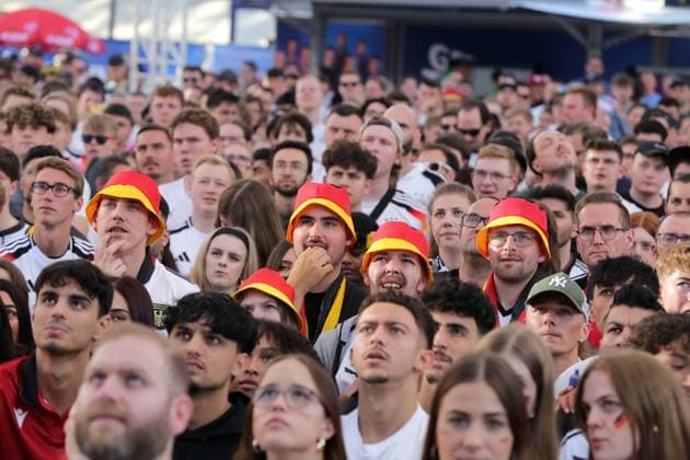 19.06.2024 Dortmund, Fanzone Friedensplatz, Übertragung UEFA EURO2024 Gruppenspiel Deutschland gegen Ungarn, Endstand 2:0.