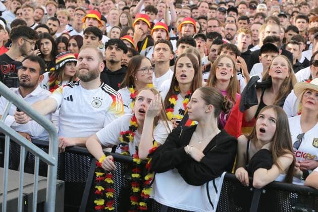19.06.2024 Dortmund, Fanzone Friedensplatz, Übertragung UEFA EURO2024 Gruppenspiel Deutschland gegen Ungarn, Endstand 2:0.