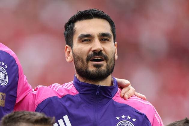 Stuttgart, Arena Stuttgart Wednesday, June 19, 2024 UEFA EURO, EM, Europameisterschaft,Fussball 2024 Germany, Group A stage Matchday 2 Group A Germany - Hungary, Ilkay Guendogan (Germany) line-up Copyright: JoaquimxFerreira