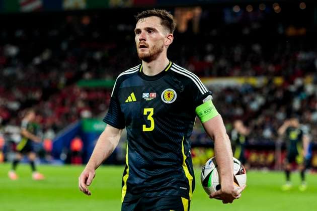 UEFA EURO, EM, Europameisterschaft,Fussball 2024: Schottland - Schweiz; 19.06.2024 Andrew Robertson (Schottland, 3). UEFA EURO 2024: Schottland - Schweiz; Stadion Köln, Köln am 19.06.2024 Copyright: xBEAUTIFULxSPORTS Meuselx