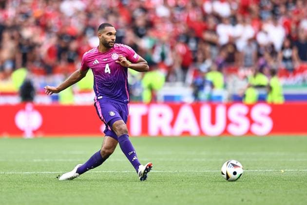 Jonathan Tah of Germany Germany v Hungary, UEFA European Championship, EM, Europameisterschaft 2024, Group A, Football, Stuttgart Arena, Stuttgart, Germany, 19 Jun 2024 EDITORIAL USE ONLY No use with unauthorised audio, video, data, fixture lists, club league logos or live services. Online in-match use limited to 120 images, no video emulation. No use in betting, games or single club league player publications. Copyright: xMichaelxZemanek Shutterstockx 14543652es