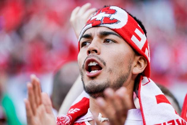 Cologne, Germany, June 19th 2024: Fan of Switzerland during the UEFA EURO, EM, Europameisterschaft,Fussball 2024 Germany Group A football match between Scotland and Switzerland at Cologne Stadium in Cologne, Germany. (Daniela Porcelli SPP) Copyright: xDanielaxPorcellix xSPPx spp-en-DaPoSp-20240619-_DP20291