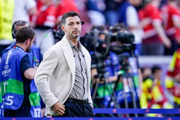 Cologne, Germany, June 19th 2024: Blerim Dzemaili on the side for the tv appearance prior to the UEFA EURO, EM, Europameisterschaft,Fussball 2024 Germany Group A football match between Scotland and Switzerland at Cologne Stadium in Cologne, Germany. (Daniela Porcelli SPP) Copyright: xDanielaxPorcellix xSPPx spp-en-DaPoSp-20240619-_DP11721