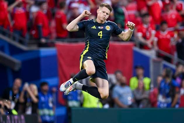 Sport Themen der Woche KW25 Sport Bilder des Tages Scott McTominay (Scotland) during the UEFA EURO, EM, Europameisterschaft,Fussball Germany 2024 match between Switzerland 1-1 Scotland at Cologne Stadium on June 19, 2024 in Cologne, Germany. Noxthirdxpartyxsales  (256971613)