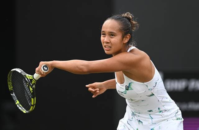 Leylah Fernandez of Canada in action during her second round match Rothesay Classic Birmingham, Day 3, Tennis, Edgbaston Priory Club, Birmingham, UK - 19 June 2024  Copyright: xAnnaxGowthorpe Shutterstockx 14543326cg