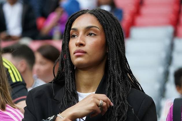 Nationalmannschaft, Fussball, UEFA Euro2024, EM 2024, Allianzarena, München, Gruppenphase , Gruppe A, Deutschland-Schottland Aaliyah , Freundin Florian Wirtz, Deutschland Aktion, Einzelbild