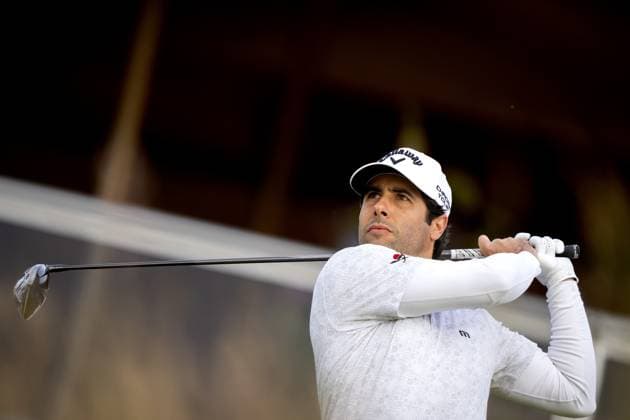 BADHOEVEDORP - Adrian Otaegui (ESP) during the 104th edition of the KLM Open golf on The International golf course near Amsterdam. ANP SANDER KONING xVIxANPxSportx xxANPxIVx 501552651 originalFilename: 501552651.jpg