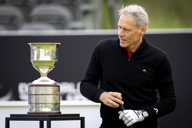 BADHOEVEDORP - Marco van Basten during the 104th edition of the KLM Open golf on The International golf course near Amsterdam. ANP SANDER KONING xVIxANPxSportx xxANPxIVx 501553588 originalFilename: 501553588.jpg