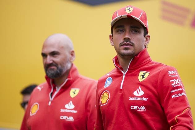 Sport Themen der Woche KW25 Sport Bilder des Tages LECLERC Charles (mco), Scuderia Ferrari SF-24, portrait during the Formula 1 Aramco Gran Premio de Espana 2024, 10th round of the 2024 Formula One World Championship, WM, Weltmeisterschaft from June 21 to 23, 2024 on the Circuit de Barcelona-Catalunya, in Montmeló, Spain - F1 - SPANISH GRAND PRIX 2024 DPPI Panoramic  240620_R10_SPAGNA_DP_EA011911