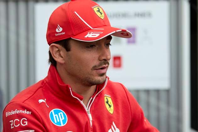 F1 Grand Prix of Spain - Previews Charles Leclerc of Monaco and Scuderia Ferrari looks on during previews ahead of the F1 Grand Prix of Spain at Circuit de Barcelona-Catalunya on June 20, 2024, in Barcelona, Spain. Barcelona Circuit de Barcelona-Catalunya Catalunya Spain RL_GPF1ESP24_00025 Copyright: xRicardoxLarreinax