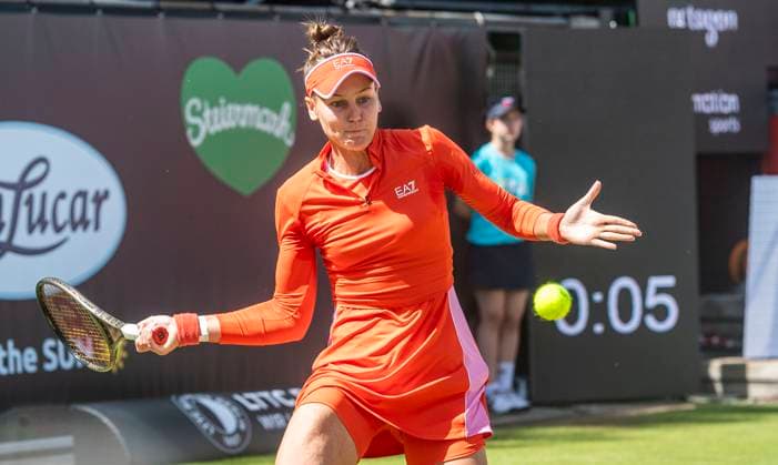20.06.2024, WTA, Tennis Damen 500, Tennis, Damen, ecotrans Ladies Open 2024, Berlin, Einzel, Achtelfinale, Veronika Kudermetova (Russland) - Elena Rybakina (Kasachstan) Veronika Kudermetova (Russland) Berlin Steffi-Graf-Stadion Berlin Deutschland