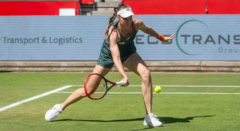 20.06.2024, WTA, Tennis Damen 500, Tennis, Damen, ecotrans Ladies Open 2024, Berlin, Einzel, Achtelfinale, Veronika Kudermetova (Russland) - Elena Rybakina (Kasachstan) Elena Rybakina (Kasachstan) Berlin Steffi-Graf-Stadion Berlin Deutschland