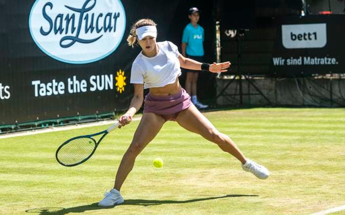 20.06.2024, WTA, Tennis Damen 500, Tennis, Damen, ecotrans Ladies Open 2024, Berlin, Einzel, Achtelfinale, Marketa Vondrousova (Tschechien) - Anna Kalinskaya (Russland) Anna Kalinskaya (Russland) Berlin Steffi-Graf-Stadion Berlin Deutschland