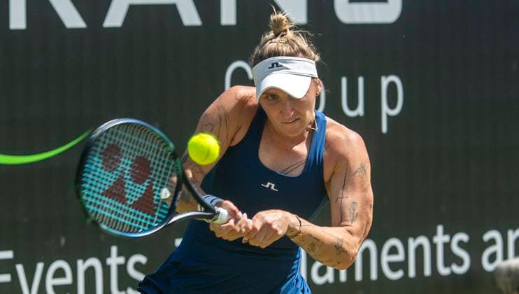 20.06.2024, WTA, Tennis Damen 500, Tennis, Damen, ecotrans Ladies Open 2024, Berlin, Einzel, Achtelfinale, Marketa Vondrousova (Tschechien) - Anna Kalinskaya (Russland) Marketa Vondrousova (Tschechien) Berlin Steffi-Graf-Stadion Berlin Deutschland