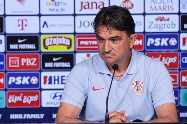 EURO 2024, Nationalteam Kroatien, Pressekonferenz PXL_Zlatko Dalic press conference, PK, Pressekonferenz Zlatko Dalic, Head Coach of Croatia, speaks to the media in Neuruppin, Germany on 20. June 2024. LukaxStanzl PIXSELL
