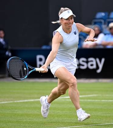 Yulia Putintseva of Kazakhstan in action during her second round match Rothesay Classic Birmingham, Day 4, Tennis, Edgbaston Priory Club, Birmingham, UK - 20 June 2024  Copyright: xAnnaxGowthorpe Shutterstockx 14543327i