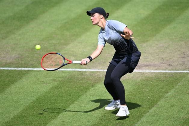 Anhelina Kalinina of Ukraine in action during her second round match Rothesay Classic Birmingham, Day 4, Tennis, Edgbaston Priory Club, Birmingham, UK - 20 June 2024  Copyright: xAnnaxGowthorpe Shutterstockx 14543327n