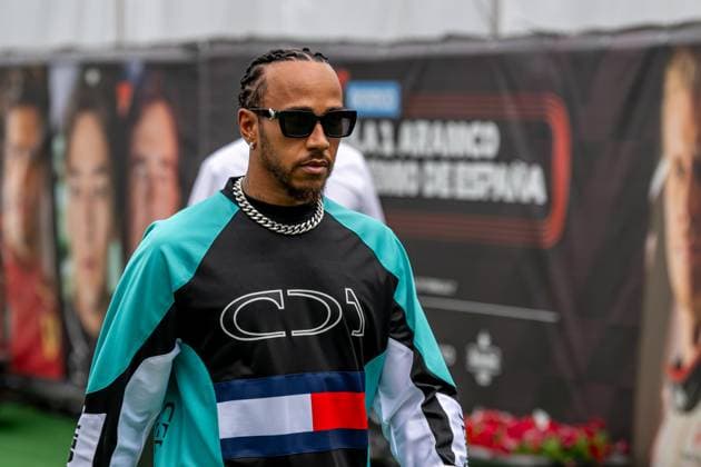 MONTMELO, SPAIN: Lewis Hamilton, racing for the Mercedes F1 team during the 2024 Formula 1 Spanish Grand Prix at the Circuit de Barcelona-Catalunya in Montmelo, Spain