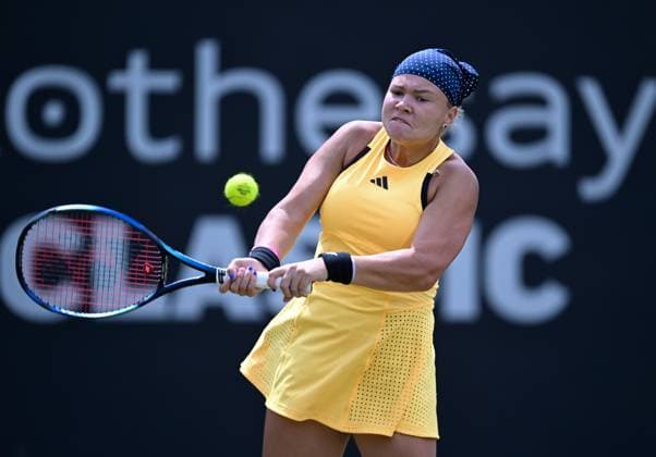 Diana Shnaider in action during her second round match Rothesay Classic Birmingham, Day 4, Tennis, Edgbaston Priory Club, Birmingham, UK - 20 June 2024  Copyright: xAnnaxGowthorpe Shutterstockx 14543327u