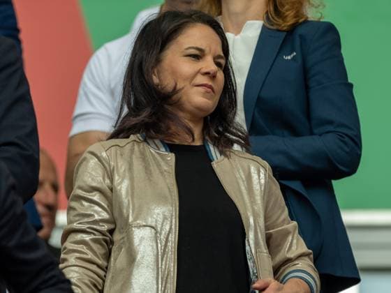 Annalena Baerbock (Aussenministerin Deutschland), GER, Slowenien (SVN) vs. Serbien (SRB), Fussball Europameisterschaft, UEFA EURO, EM, Europameisterschaft,Fussball 2024, Gruppe E, 2. Spieltag, 20.06.2024, GER, Slowenien (SVN) vs. Serbien (SRB), Fussball Europameisterschaft, UEFA EURO 2024, Gruppe E, 2. Spieltag, 20.06.2024 Muenchen Copyright: xEibner-Pressefoto SaschaxWaltherx EP_SWA