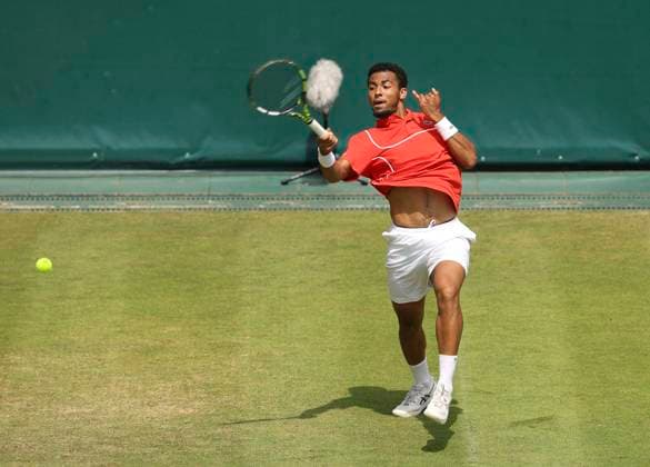 photo : Arthur FILS (FRA) spielt morgen im Viertelfinale gegen ZVEREV Tennis-Turnier Terra Wortmann Cup im Gerry Weber Sportpark (OWL-Arena) in Halle Westfalen Do. 20.06.2024
