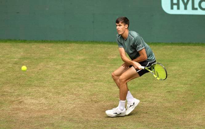 photo : Fabian MAROZSAN (HUN) Tennis-Turnier Terra Wortmann Cup im Gerry Weber Sportpark (OWL-Arena) in Halle Westfalen Do. 20.06.2024