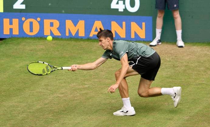 photo : Fabian MAROZSAN (HUN) Tennis-Turnier Terra Wortmann Cup im Gerry Weber Sportpark (OWL-Arena) in Halle Westfalen Do. 20.06.2024