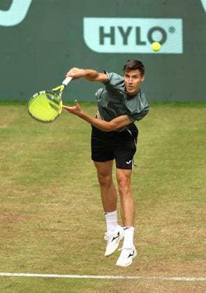 photo : Fabian MAROZSAN (HUN) Tennis-Turnier Terra Wortmann Cup im Gerry Weber Sportpark (OWL-Arena) in Halle Westfalen Do. 20.06.2024