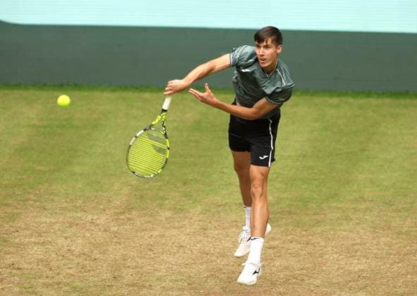 photo : Fabian MAROZSAN (HUN) Tennis-Turnier Terra Wortmann Cup im Gerry Weber Sportpark (OWL-Arena) in Halle Westfalen Do. 20.06.2024