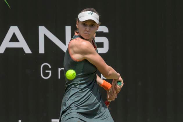GER, Berlin, ecotrans Ladies Open 2024, WTA, Tennis Damen 500, im Steffi Graf Stadion Berlin, LTTC Rot-Weiss e.V., In diesem Spiel treffen Veronika Kudermetova vs Elena Rybakina KAZ aufeinander, Im Bild: Elena Rybakina 20.06.2024, Credit: HMB Media Uwe Koch Alamy Live News Copyright: HMBxMedia UwexKoch