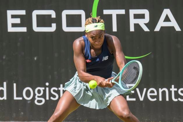 GER, Berlin, ecotrans Ladies Open 2024, WTA, Tennis Damen 500, im Steffi Graf Stadion Berlin, LTTC Rot-Weiss e.V., In diesem Match treffen Coco Gauff USA vs Ekaterina Alexandrova aufeinander. Im Bild: Coco Gauff, 20.06.2024, Credit: HMB Media Uwe Koch Alamy Live News Copyright: HMBxMedia UwexKoch