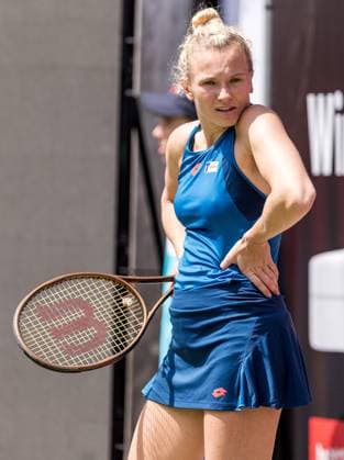 20th June 2024; Rot Weiss Tennis Club, Grunewald, Berlin, Germany; ecotrans WTA, Tennis Damen Ladies 500 Tennis German Open Berlin, Day 4; Katerina Siniakova during her singles match versus Qinwen Zheng  ActionPlus12657304 FotoxOlimpik