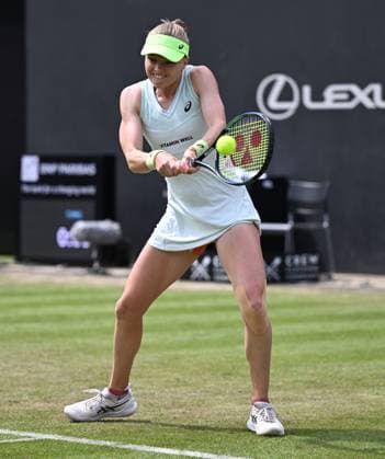 Harriet Dart of Great Britain in action during her second round match Rothesay Classic Birmingham, Day 4, Tennis, Edgbaston Priory Club, Birmingham, UK - 20 June 2024  Copyright: xAnnaxGowthorpe Shutterstockx 14543327bc